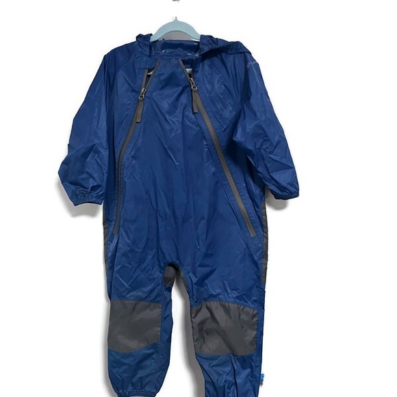 Cloudveil Other - Cloudveil, Blue Kids One Piece Muddy Buddy Rain Suit, 3T